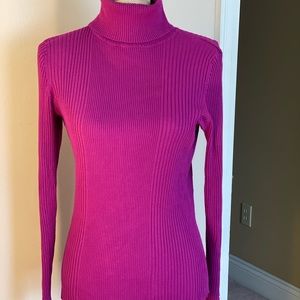 Magenta Turtleneck Sweater - Style & Co